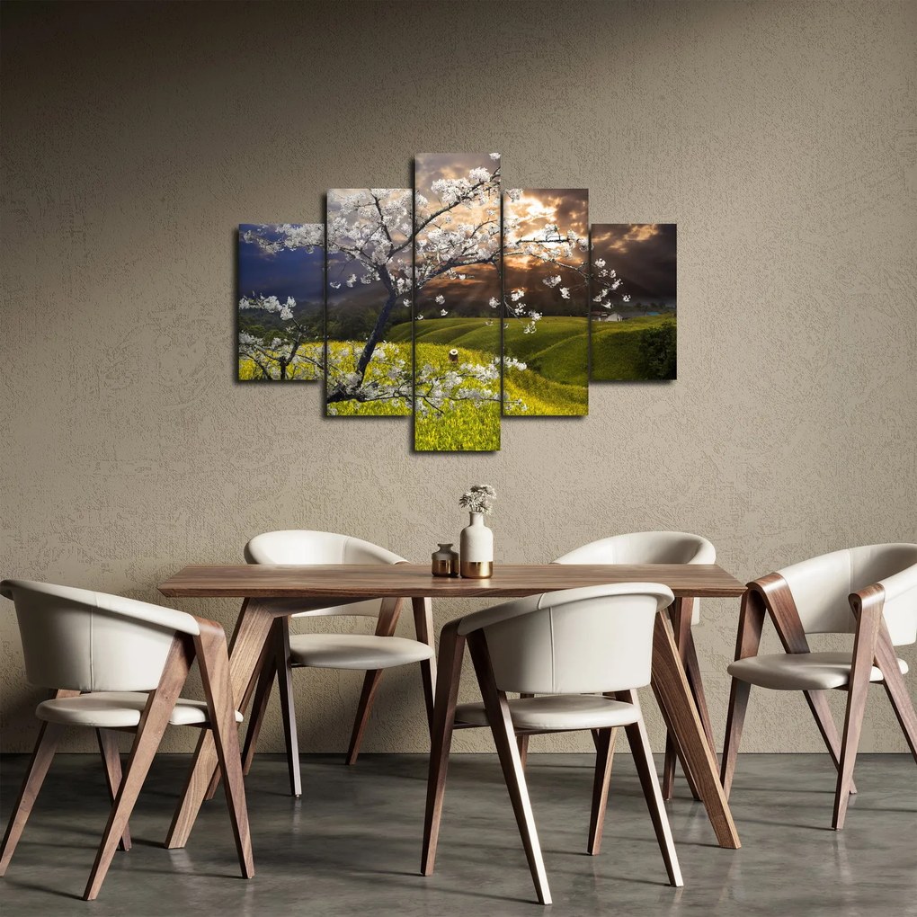 Kép - Virágzó fa az országban (150x105 cm)
