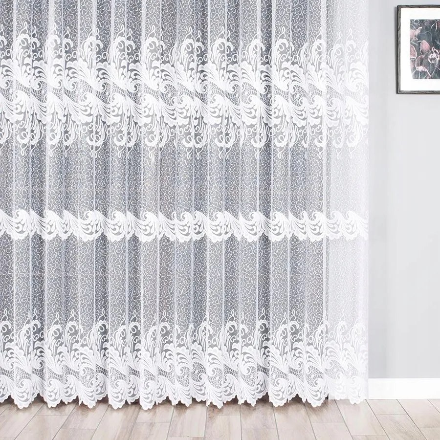 Iwona mintás 049312 méret 200x250cm jacquard függöny, egyenes (szegélyekkel)