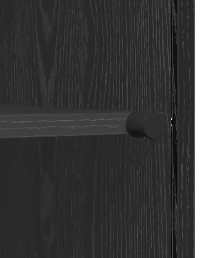 Széf Musta tammi 35 x 37 x 76 cm Faanyag