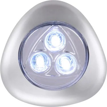 Globo 31909 Éjszakai fény 3x0,21W LED touchdimmer, elemmel 3xAAA 1,5V, MxSzxH:65x26x67, tartozék: 3xLED 0,21W 5V, 20lm, 6400K.