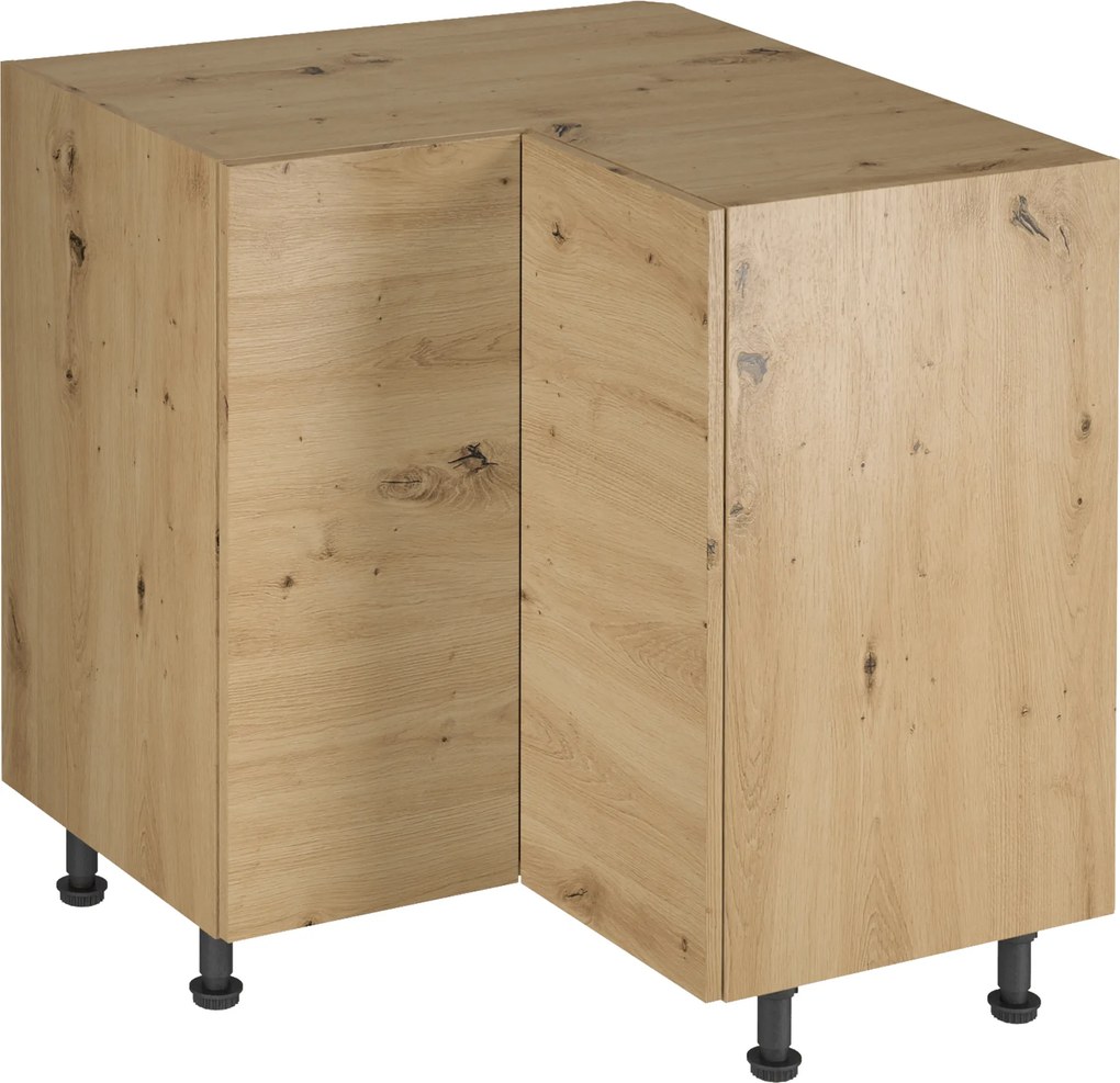 Sarok alsó szekrény, artisan tölgy, LANGEN D90N