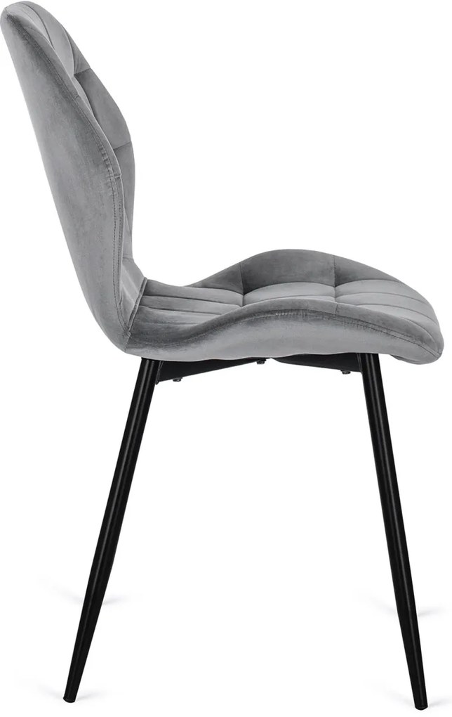 Szürke Bársony Étkezőszék. LUCKY