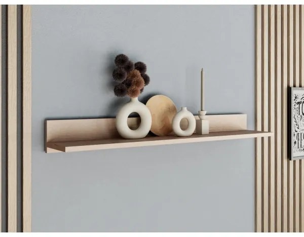 Fali polc BASIC 12x104 cm jackson hickory tölgy