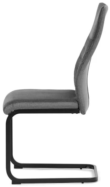 Szürke Bársony Étkezőszék. DCL-X7018 GREY2