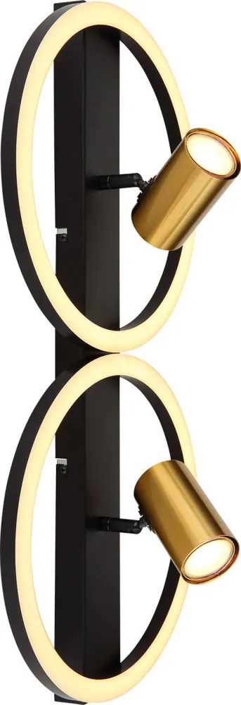 Fali Lámpa Matt fekete MARRIE GLOBO-57033-2