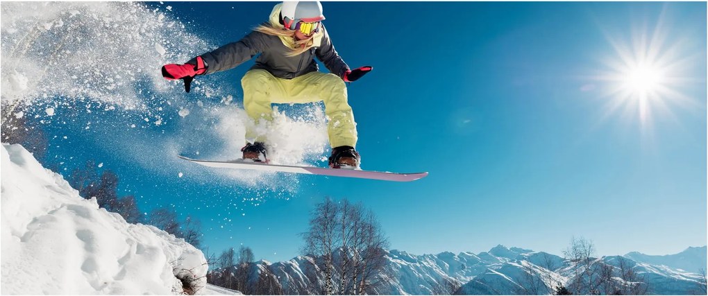 Kép - Snowboardos (120x50 cm)