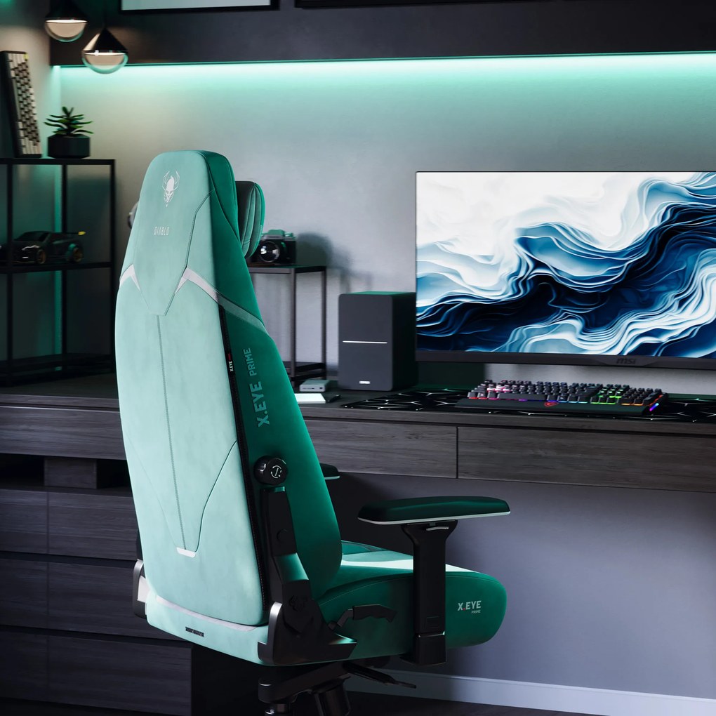Gamer szék Normal Size menta-fekete: Diablo X-Eye Prime Mystic Mint