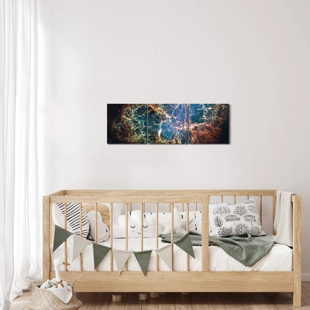 Kép - Rák-köd (órával) (90x30 cm)