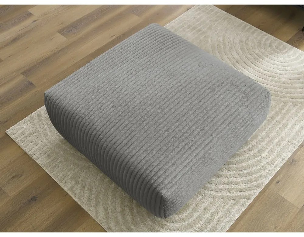 Sötétszürke kordbársony lábtartó Lucien – Bobochic Paris