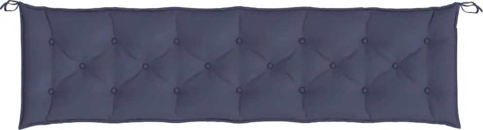 vidaXL tengerészkék oxford szövet kerti padpárna 200 x 50 x 7 cm