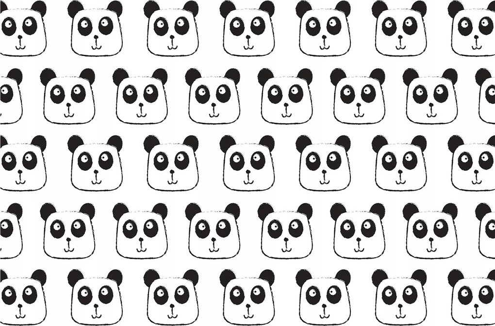Panda fotótapéta Minimalizmus és vidám gyerekvilág 400x280 +ragasztó