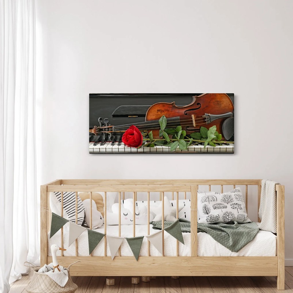 Kép - A zenész emléke (120x50 cm)