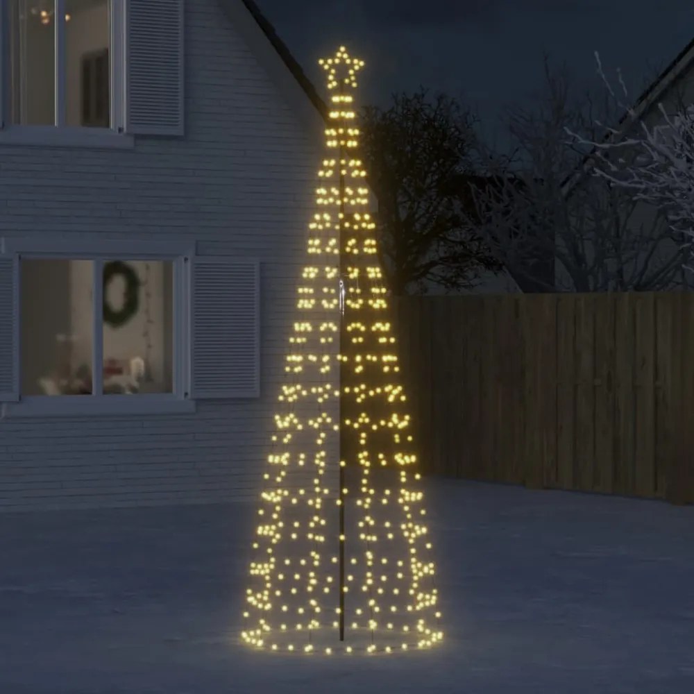 meleg fehér LED karácsonyfa tüskékkel 570 LED 300 cm