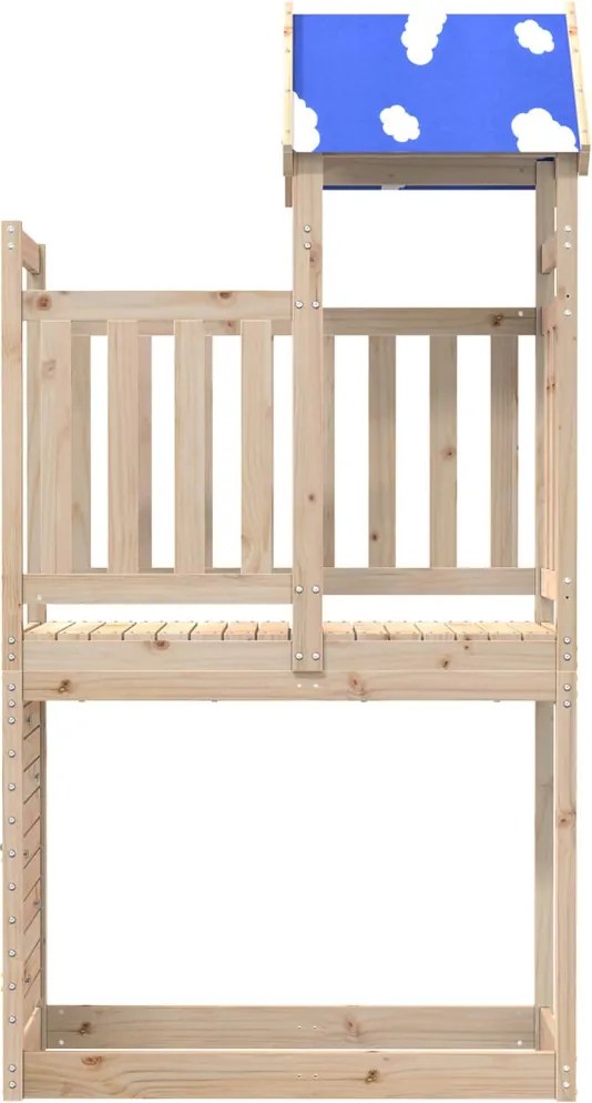 Játék Torny Barna 110.5 x 52.5 x 215 cm Tömör fenyőfa