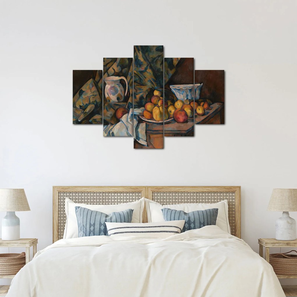 Kép - Paul Cézanne, Still Life with Apples and Peaches, reprodukciók (150x105 cm)