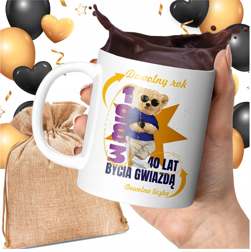 Születésnapi Bögre 20 30 40 Éves Sztárnak Vicces Ajándék Nyomott Mintával
