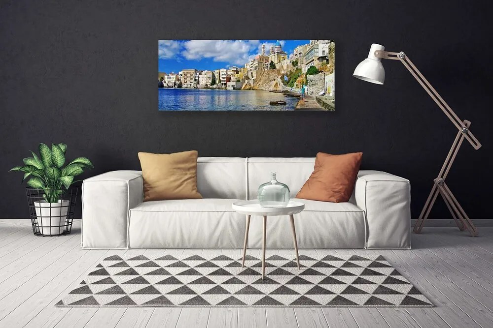 Vászonkép falra Sea város építészet 100x50 cm