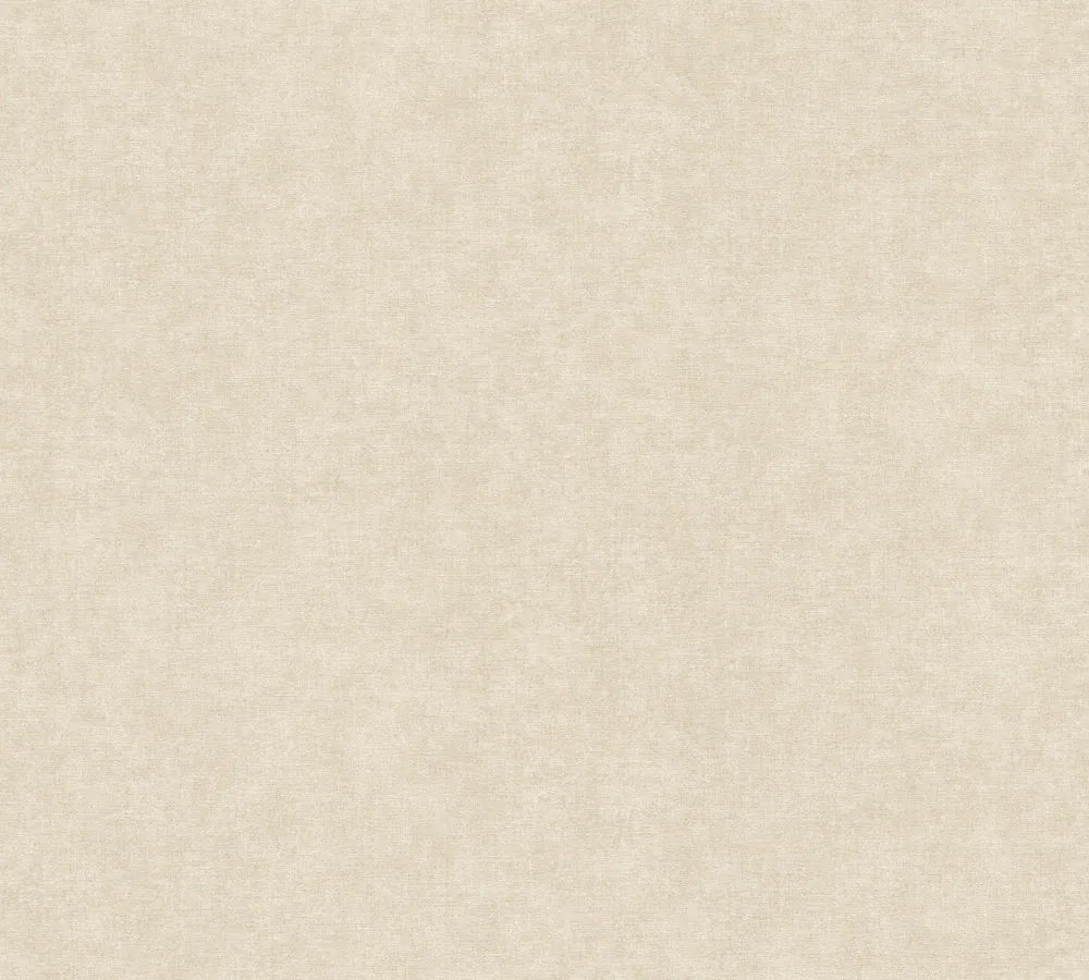 Dupla szélességű bézs tapéta 1,06 m. szövet utánzat vastag tapéta