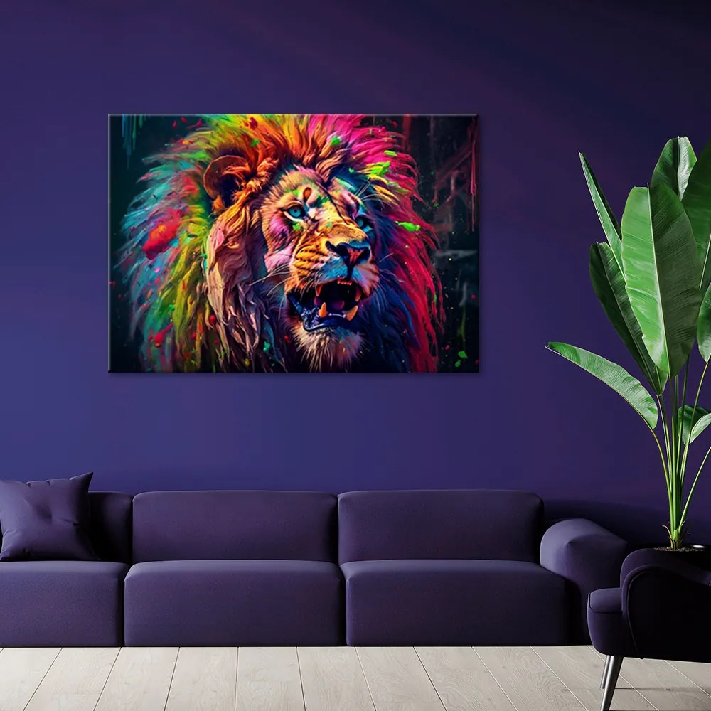 Gario Vászonkép Oroszlán színű Méret: 90 x 60 cm
