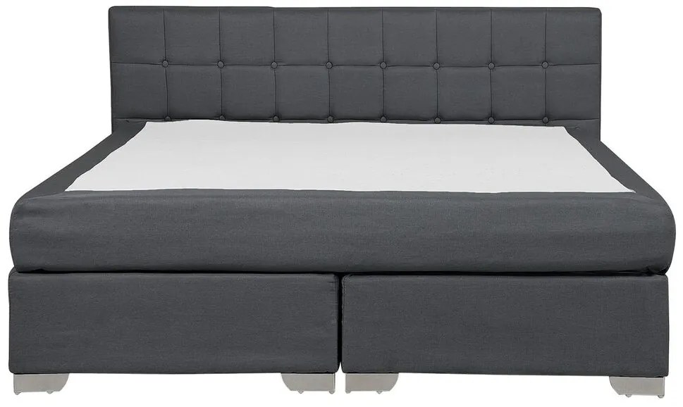 Franciaágy Boxspring 160 cm ADIR (matracokkal) (szürke). 1007077