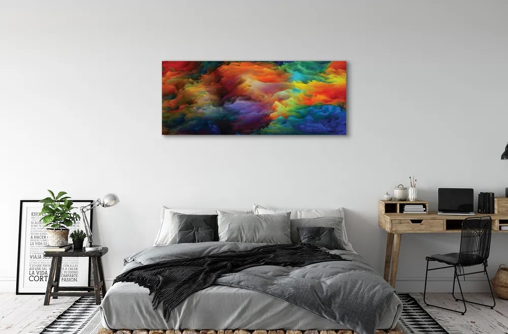 Canvas képek 3d színes fraktálok 140x70 cm