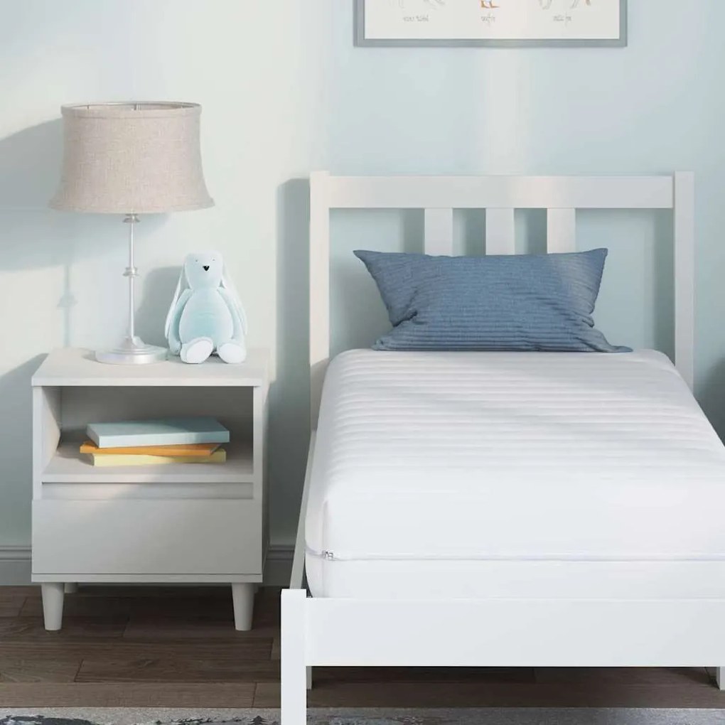 Matrac kókuszréteggel Fehér 60 x 120 cm Zsebmátrac