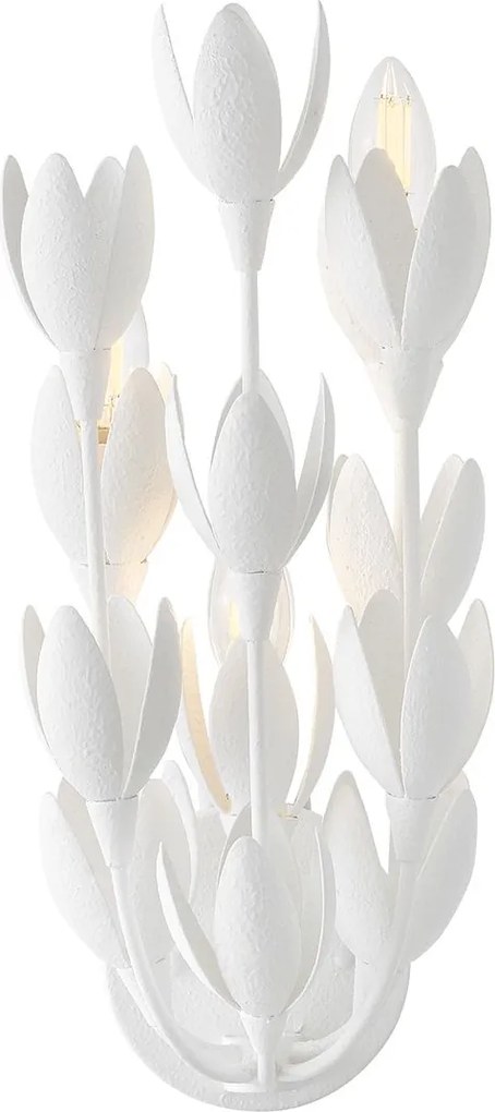 Quintiesse klasszikus fali lámpa flora fehér elsqn-flora-3w-wht