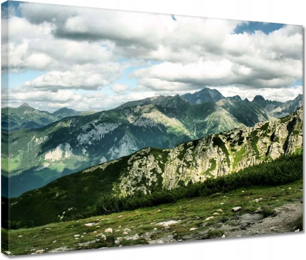 Vászonkép 40x30 Kilátás a Tátrából