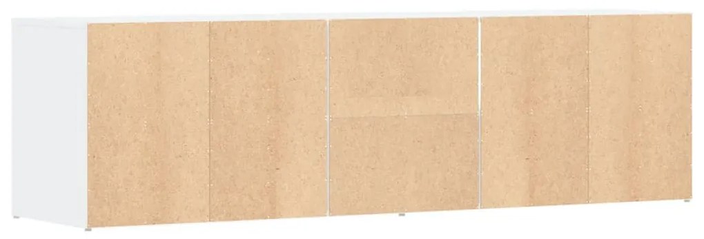 fehér szerelt fa sarokszekrény 160 x 40 x 45 cm