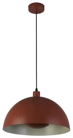 Searchlight 35410OR - MARS kábeles függeszték 1xE27/60W/230V, átm. 25 cm, téglavörös