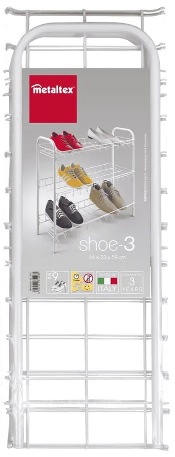 Shoe Rack háromrészes cipőtartó állvány - Metaltex