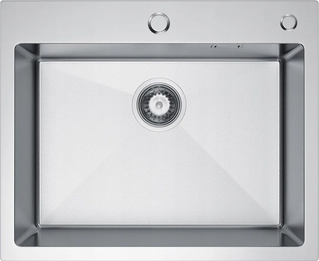 Konyhai mosogató Acél 55x45 cm Modern rozsdamentes acél