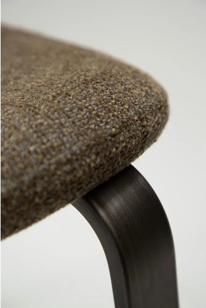 Khaki kárpitozott étkezőszék Heap – DAN-FORM Denmark