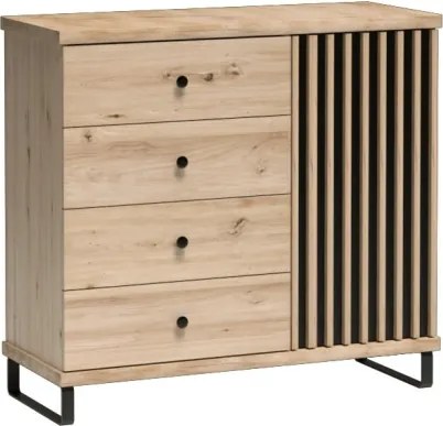 KOMODA 4S1D MODERNO C-5 DĄB ARTISAN