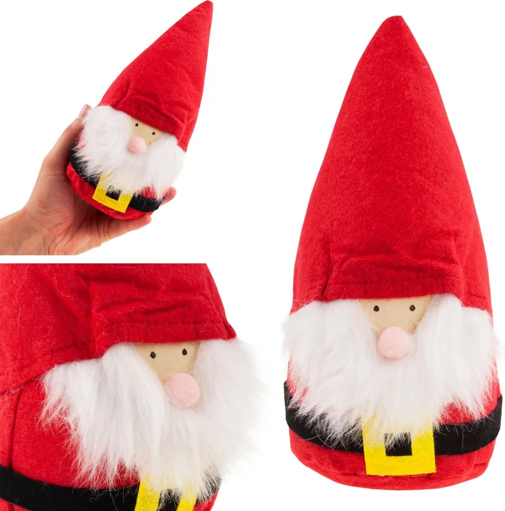 Szakáll Manó Piros Álló Filc Törpe Karácsonyi Manó Ajándék