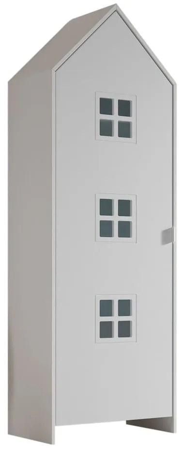 Fehér gyerek ruhásszekrény 58x172x37 cm Casami Bruges – Vipack