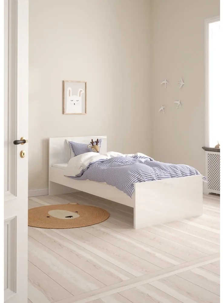 Fehér egyszemélyes ágy 90x190 cm Naia – Tvilum