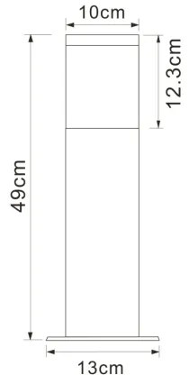 Globo 34019S1 - Kültéri lámpa LALLI 1xE27/60W/230V IP44
