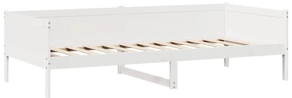 fehér tömör fenyőfa kanapéágy fiókkal 90 x 190 cm