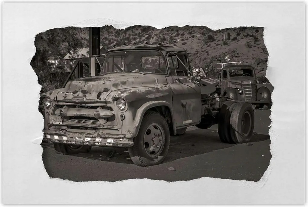 Poszterek 60x40 Amerikai teherautó