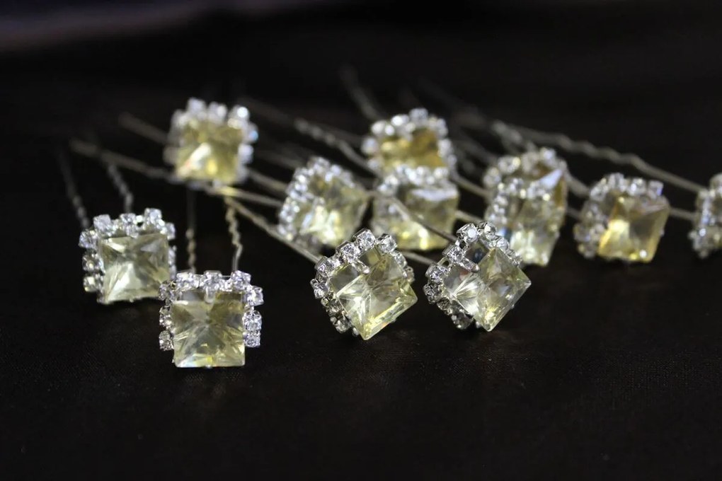 Luxus csatok gyémánttal 12db