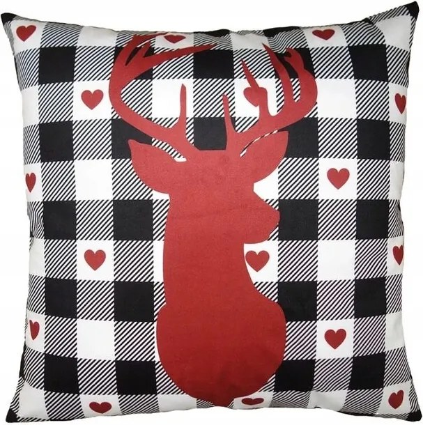 Szarvas párnahuzat 45 cm