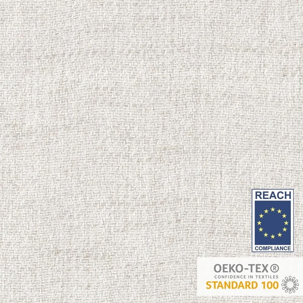 Krémszínű kárpitozott egyszemélyes ágy 80x200 cm Scala – Maison de Rêve