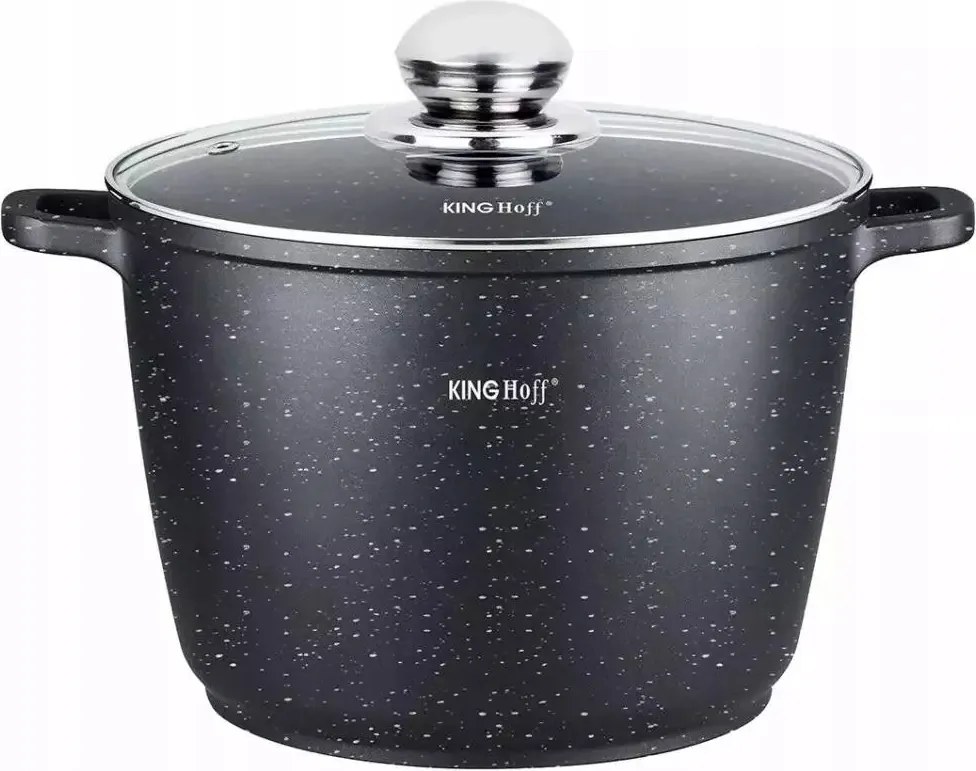 Márvány fazék Kinghoff fedővel 6.2L indukciós ajándék