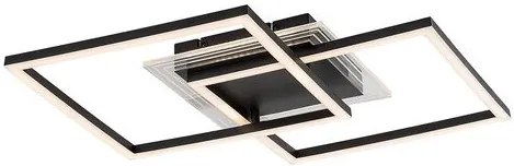 RÁBALUX 71372 OTTAVIA Modern LED Mennyezeti Lámpa Fekete IP20