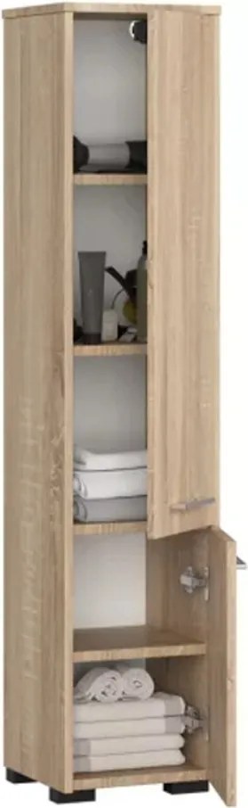 BeComfort kétajtós gardróbszekrény ruhásszekrény akasztós 100x45x182 cm fehér FUR1905-2