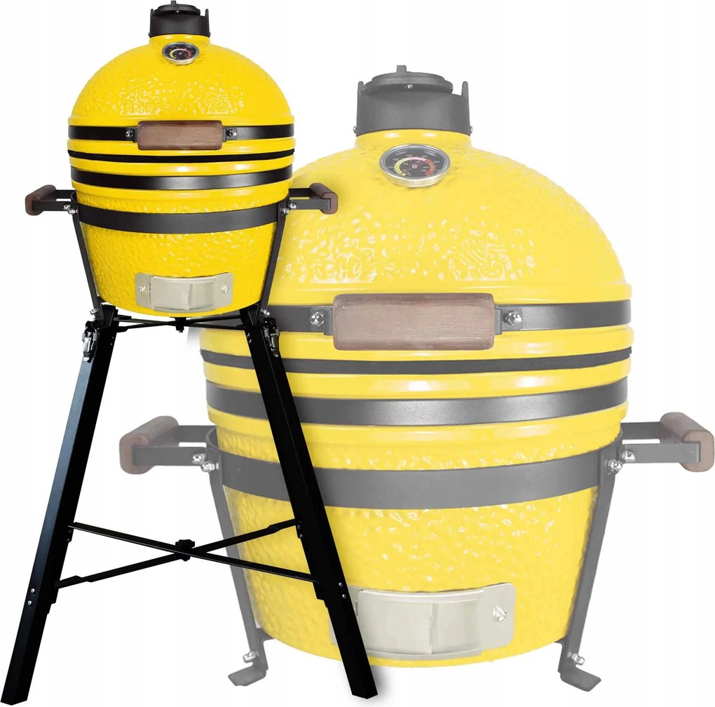 Kamado kerámia grill Dellinger SmokeFire Minimax 16" sárga