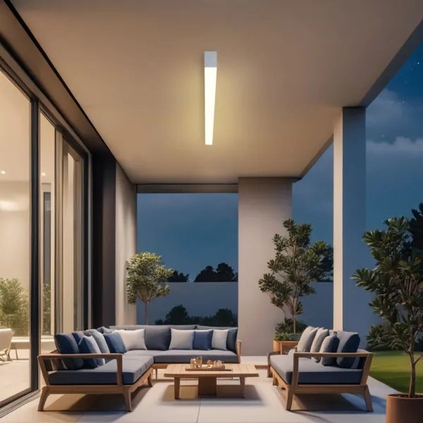 Brilagi - LED fürdőszobai mennyezeti lámpa SLEEKLINE LED/40W/230V ezüstszínű IP44