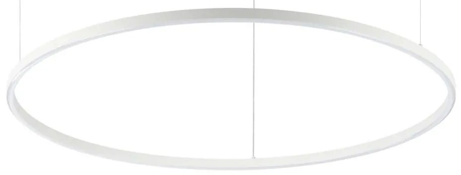 Ideal Lux - ORACLE SLIM kábeles LED csillár, 53W, 230V, 4000K, átm. 90 cm, fehér