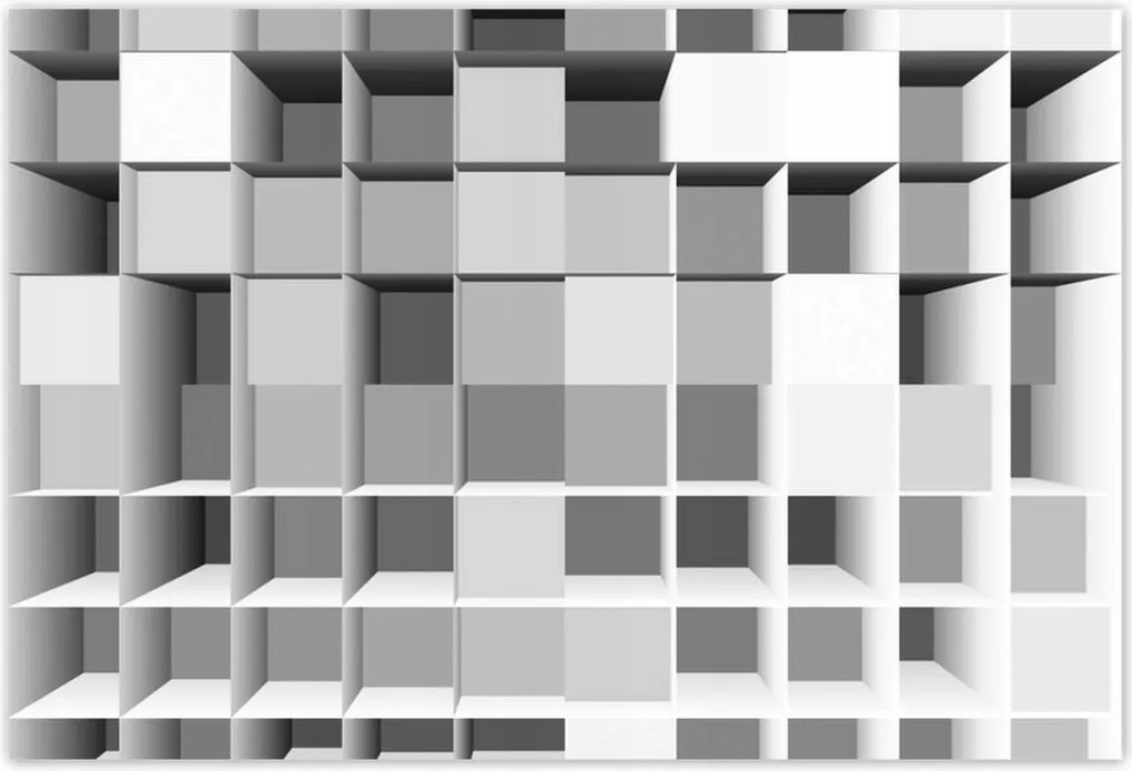 Poszterek 155x105 Optikai illúzió 3D kockák